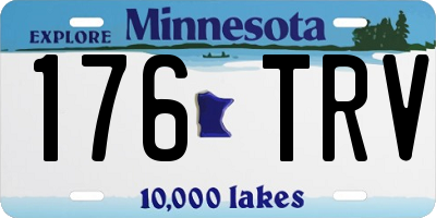 MN license plate 176TRV