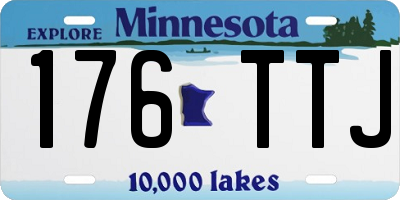 MN license plate 176TTJ