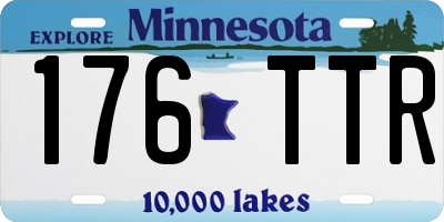 MN license plate 176TTR