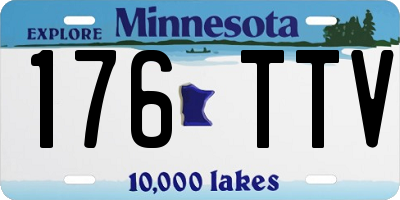 MN license plate 176TTV