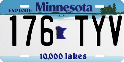 MN license plate 176TYV