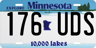 MN license plate 176UDS