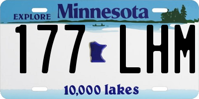 MN license plate 177LHM