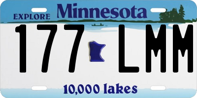 MN license plate 177LMM