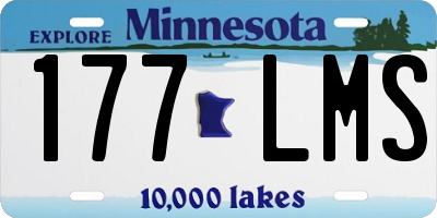 MN license plate 177LMS