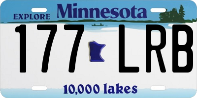MN license plate 177LRB
