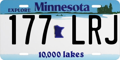 MN license plate 177LRJ