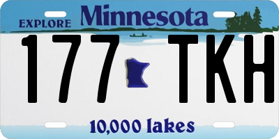 MN license plate 177TKH