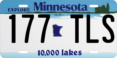 MN license plate 177TLS