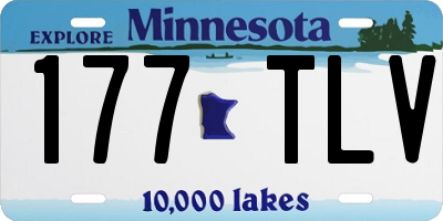 MN license plate 177TLV