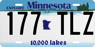 MN license plate 177TLZ