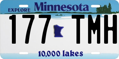 MN license plate 177TMH