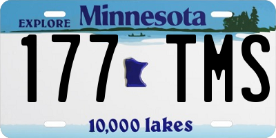 MN license plate 177TMS