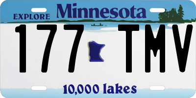 MN license plate 177TMV