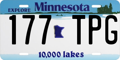 MN license plate 177TPG