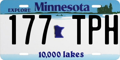 MN license plate 177TPH