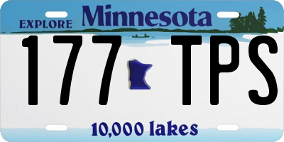MN license plate 177TPS