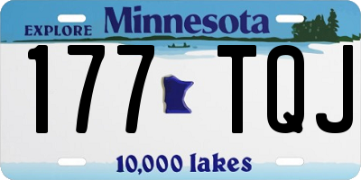 MN license plate 177TQJ