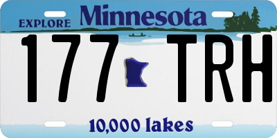MN license plate 177TRH