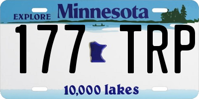 MN license plate 177TRP