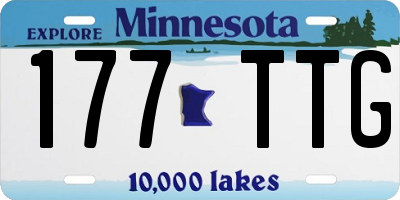 MN license plate 177TTG