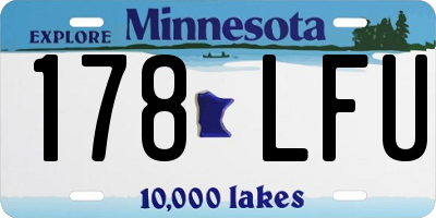 MN license plate 178LFU