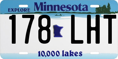 MN license plate 178LHT