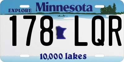 MN license plate 178LQR
