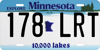 MN license plate 178LRT