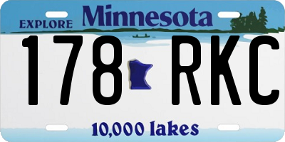 MN license plate 178RKC