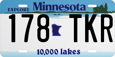 MN license plate 178TKR