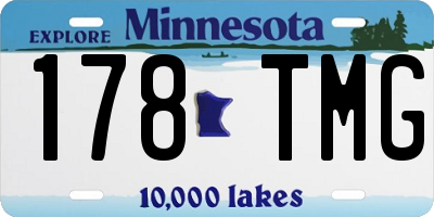 MN license plate 178TMG