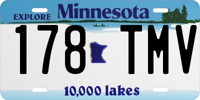MN license plate 178TMV