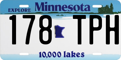 MN license plate 178TPH
