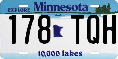 MN license plate 178TQH