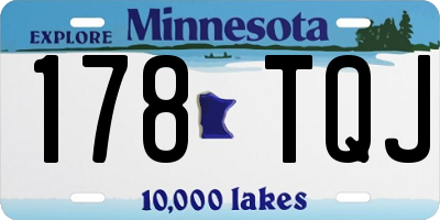 MN license plate 178TQJ