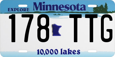 MN license plate 178TTG