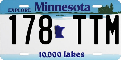 MN license plate 178TTM