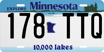 MN license plate 178TTQ