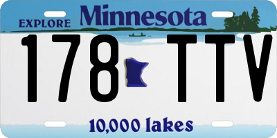 MN license plate 178TTV