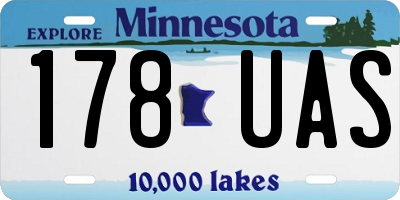 MN license plate 178UAS