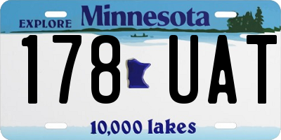 MN license plate 178UAT