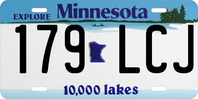 MN license plate 179LCJ