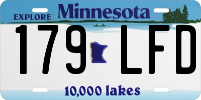 MN license plate 179LFD