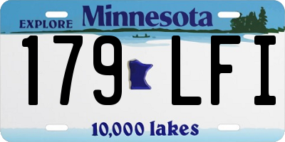 MN license plate 179LFI