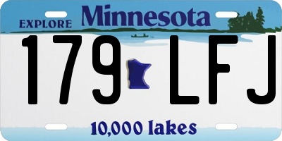 MN license plate 179LFJ