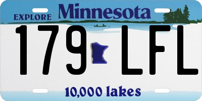 MN license plate 179LFL