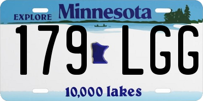MN license plate 179LGG