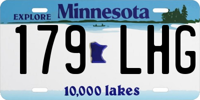 MN license plate 179LHG