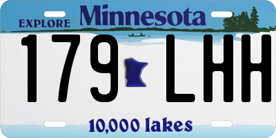 MN license plate 179LHH